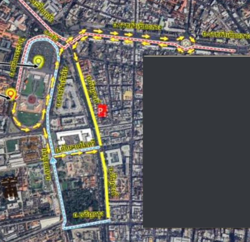 กองบัญชาการตำรวจนครบาล แนะนำเส้นทางจราจร สำหรับประชาชนที่ใช้รถโดยสารขนาดใหญ่ ที่เดินทางเข้าร่วมสักการะพระบรมศพ สมเด็จพระนางเจ้าสิริกิติ์ พระบรมราชินีนาถ พระบรมราชชนนีพันปีหลวง